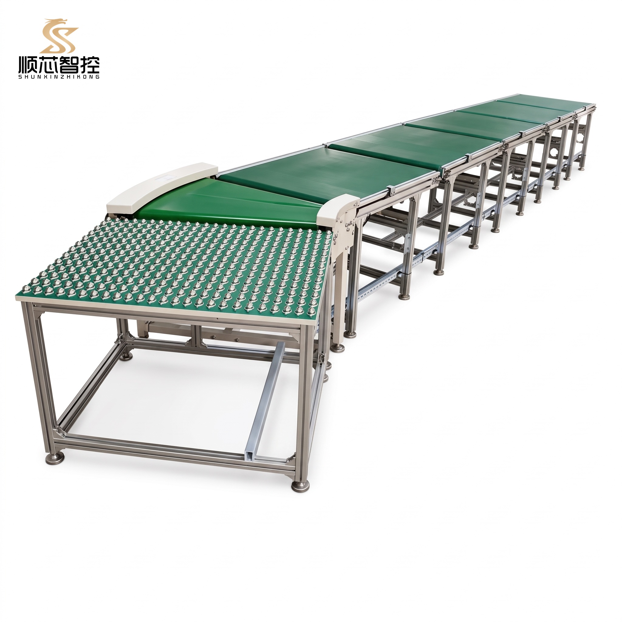 Edge Banding Ball Transfer Belt Return Conveyor