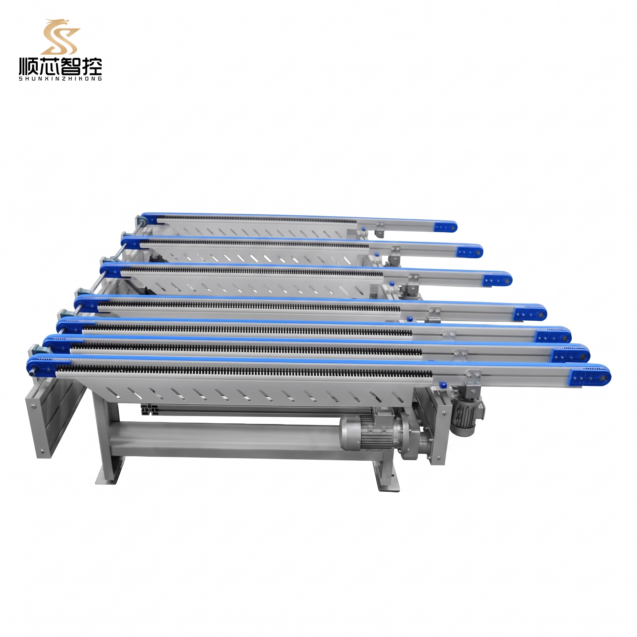 Compact Cross Transfer Roller Table For Drilling Machine