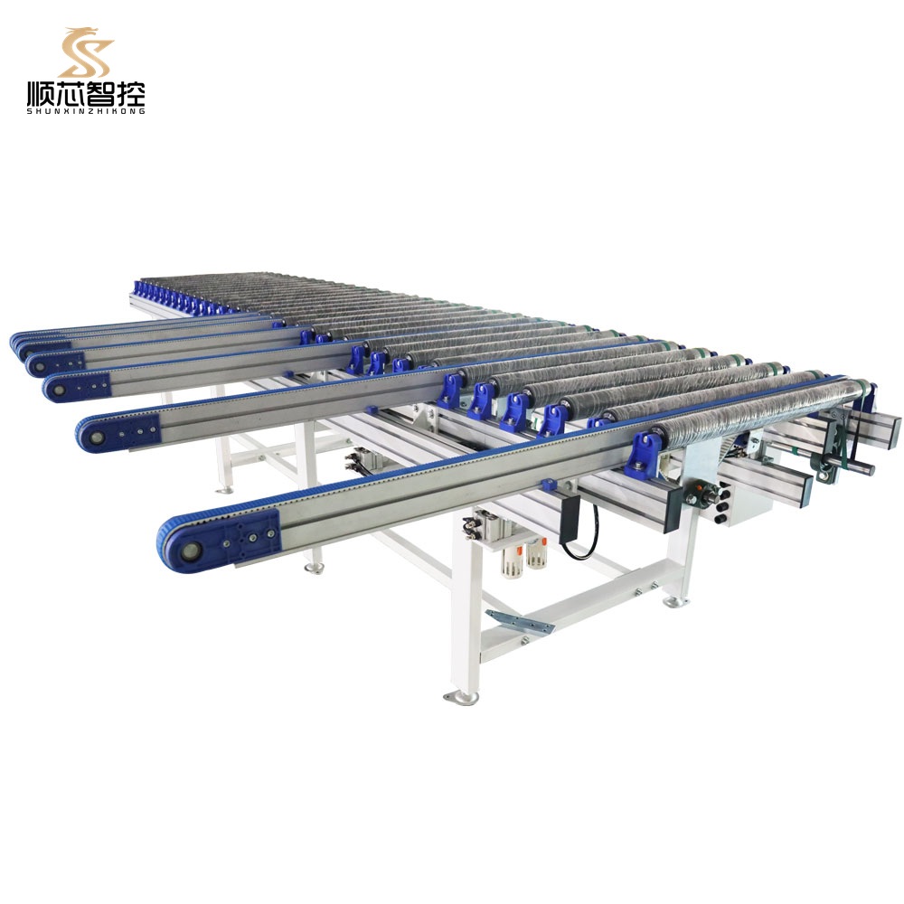 Six Sided Drilling Lateral Transfer Roller And Belt Table