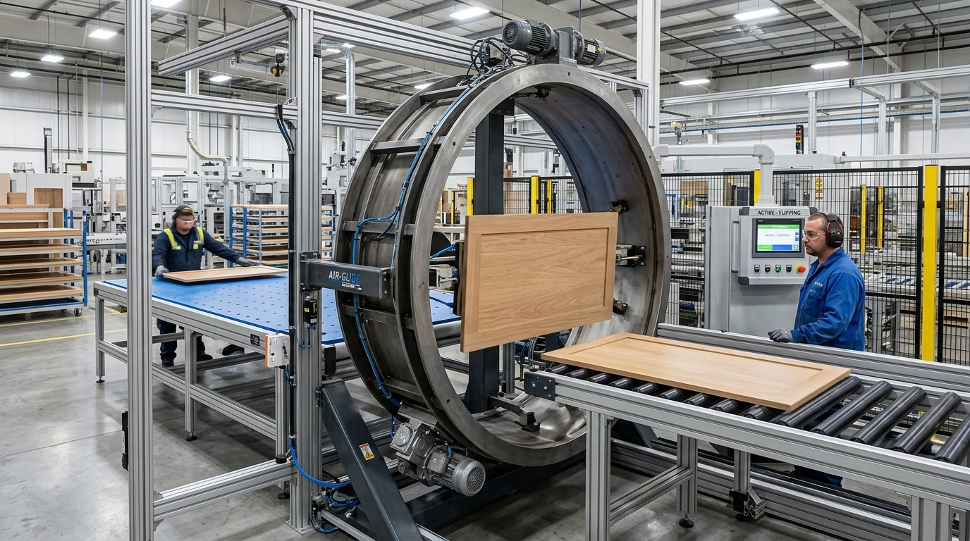 Workshop Real Installation - Unmanned Panel Furniture Smart Production Line